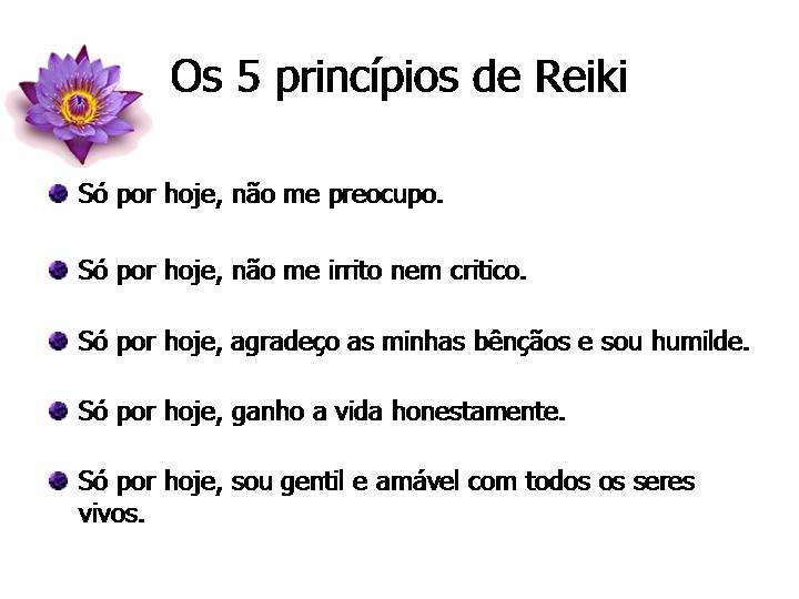 5 principios de Reiki